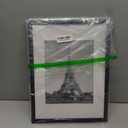 upsimples 12x16 Picture Frame, Display Pictures 8.5x11 with Mat or 12x16 Without Mat, Wall Hanging Photo Frame, Black, 1 Pack