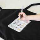 5 x Kids Aprons for Girls and Boys, Toddler Apron with Pocket for Painting, Cooking, Baking, Gardening and Crafts (Medium 6-12 yrs, Dinosaur Alphabet)