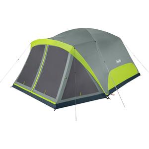 Coleman Skydome 8-Person Camping Tent with Screen Room, Rock Grey