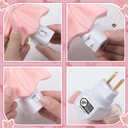 Pink Bow Resin Night Light Plug in Dusk to Dawn Decorative Night Lights for Indoor Bedroom, Bathroom Hallway