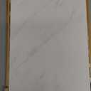 SpaceAid Bamboo Rack Dish Pad, Instant Dry Diatomaceous Earth Mat for Kitchen Counter, Stone Dish Fast Drying Mat Board (15.8 x 11.8 inch, White Marble)