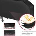 iCOVER 5482 Griddle Cover for Blackstone 36 inch Griddles with Hood, Waterproof Lightweight Polyester Barbecue Covers with Air Vent& Drawstring Flat Top Gas Grills Protection