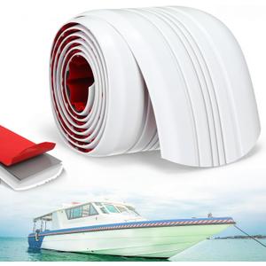 Keel Guard for Fiberglass Boats, Self Adhesive Keel Protector for Fiberglass and Aluminum Boats, Easy to Install, Protects Against Rocks and Ramps 5 Inch Width
