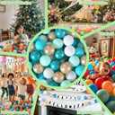 GOGOSO Ball Pit Balls for Toddler, Baby Plastic Playballs Kids Soft Pastel Pelotas Non-Toxic BPA-Free 2green+White+Gold,100 Balls