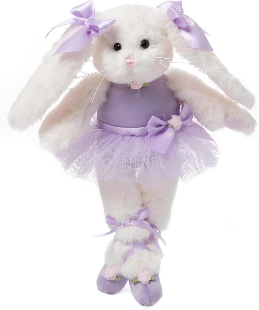 Bearington Collection Twirlina Ballerina Plush Stuffed Animal Bunny 12 - Bunny Stuffed Animal