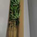 Amazon Basics Artificial Fake Bamboo Plant with Plastic Planter Pot, 39.4", Green