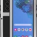 LOVE MEI Military Rugged Case for Samsung Galaxy S21 Ultra, Without Tempered Glass Screen Protector, Shockproof Dustproof Scratch Proof Hybrid Metal and Silicone Gel Heavy Duty Full Body Cover Silver