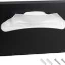 Toilet Seat Cover Dispenser,Commercial Stainless Steel Brushed Toilet Seat Cover Holder for Disposable Toilet Seat Covers Wall Mount for Bathroom RestroomBlack