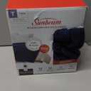 Sunbeam Royal Ultra Fleece Heated Electric Blanket, Twin Size, 84" x 62", 12 Heat Settings, 12-Hour Auto Shut-Off, Indigo