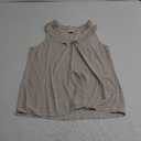 Plus Size Women's Polka Dots V Neck Tie Neck Sleeveless Blouses Work Tank Tops Summer 2023 M