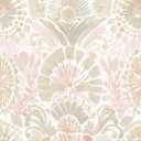 Tempaper Pink Bohemia Damask Removable Peel and Stick Boho Wallpaper, 20.5 in X 16.5 ft, Made in the USA