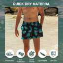 Kanu Surf Mens 5 Adventure Mens Swim Trunks  UPF 50+ Quick-Dry Bathing Suit Shorts with Pockets & Compression Liner (XXXL)