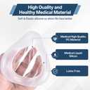 Replacement Cushion for ResMed AirFit F20 Mask, Full Face CPAP Mask Cushion Replacement, Reliable Seal Perfect Fit, Covers Nose and Mouth, 3 Packs (Large)