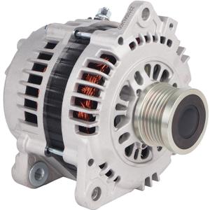 Autoround 23100AU400 Alternator Compatible with Nissan Rogue 2008-2012/ X-Trail 2005-2006, 12V 110A 6-Groove Clutch Pulley Clockwise