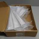 12Pcs Heavy Duty Slatwall Knife Shelf Bracket, 12 inch Metal Shelf Bracket for Slat Wall, White Slatwall Accessories With Lip, Gridwall Brackets Hooks for Slatwall Panels Shelf Display Home Commercial