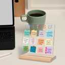 Note to Self Words Acrylic Plaque Sign, Therapy Office School Counselling Office Gifts for Counselor, Psychologist, Therapist, Inspirational Mental Health Gifts for Teachers, Students