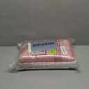 OHOME 12 Pack Disposable Plastic Table Cloths,White and Rose Gold Rectangle Table Covers for Birthday Valentines Decor Pink Sweet 16 Party Decorations - Baby Shower Decorations for Girl 54" x 108"