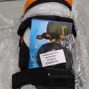 ELITE Orthopedic Knee Support Brace Adjustable Stainless-Steel Hinges, Side Stabilizer Knee brace for Ligament, Sports Injuries, Arthritis OA, Osteoarthritis Pain Relief Unisex, Orange (Size 17)