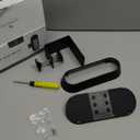 Wasserstein Anti-Theft Mount Compatible with Google Nest Doorbell Battery - No-Drill Installation (Black)