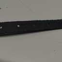 German Shepherd Dog Muzzle Metal Basket for Medium Large Dogs Adjustable Durable Leather Straps Secure Wire Mask for Biting Chewing Barking (Black, L - Size)