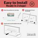 NATURE SUPPLIES Acrylic Bookshelf, Set of 4, 16" Clear Floating Shelves, Modern and Durable Nursery Wall Display for Toys, Stylish Acrylic Shelves for Home or Office Space-Saving Storage Solution