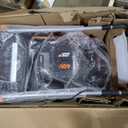 WORX Nitro 21" Cordless Lawn Mower, Brushless Electric Mower for 1/2 Acre, Push Lawn Mower with 7-Position Height Adjustment, 2  5.0 Ah Batteries & Charger Included, WG752