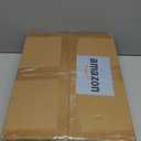 INGIORDAR Shoe Rack Organizer 5 Tier Long Metal Organizer Shelf with Industrial MDF Board and Layer Fabric for Entryway Closet Bedroom Living Room Garage, Black & Rustic Brown