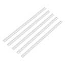 Rail Slotted Aluminum Mounting Guide 24 Inch x 1.4 Inch x 0.3 Inch for Equipment Installation Pack of 5 Pcs