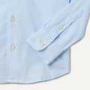 Amazon Essentials Boys' Long Sleeve Oxford Button Down Shirt (10, Light Blue)