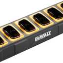DEWALT Gang Charger Accessory for FRS Walkie Talkies, 6 Port, Compatible with DXFRS800, DXFRSCH6-800 (2 Watt)