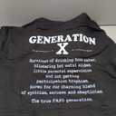 Generation X Raised On Hose Water And (on back) Gen X Pullover Hoodie, 2XL