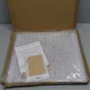 Quilting Ruler- 12.5 * 12.5" Slotted Rulers for Quilting and Sewing Quilt Strip Rulers for Fabric Precise Cutting (White)