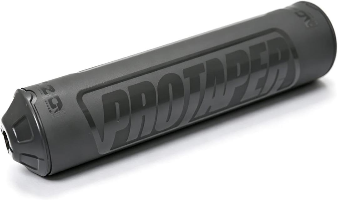 Motorcycle Handlebar Pad Universal Powerspor Long Round Chest Sponge Pad for ATVs Dirt Pit Bike Compatible with Motorcross UTV (Black Grey)