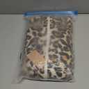 ROZKITCH Dog Winter Pajamas, Pet Windproof Warm Cold Weather Jacket Vest with Luminous Zipper, Jumpsuit Apparel Outfit Clothes for Small Medium Large Dog Brown S (S(Back Length:16"))