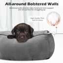 INVENHO X-Large Dog Bed Rectangle Washable Orthopedic Soft Calming Sleeping Durable Pet Cuddler with Anti-Slip Bottom