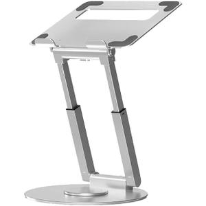 Rotatable Laptop Bracket Bracket Suspended Elevated Portable Support Shelf Aluminum Alloy Office Desktop Durable,A