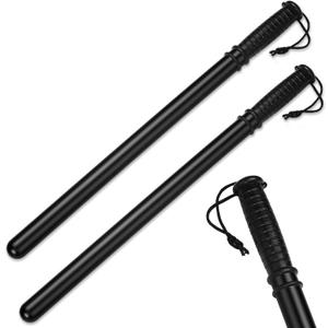 2 Pcs 21 Inch Black Tire Thumper for Trucker Safety Stick Fish Bat Knocker for Checking Tire Pressure