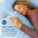 Standard Pillow Cases Set of 2 - Soft Hotel Quality Pillowcase Covers - Comfy & Wrinkle Free - Stain and Fade Resistant - Machine Washable Pillow Protectors - 2 Piece Set - Standard, 21 - Baby Blue, 2