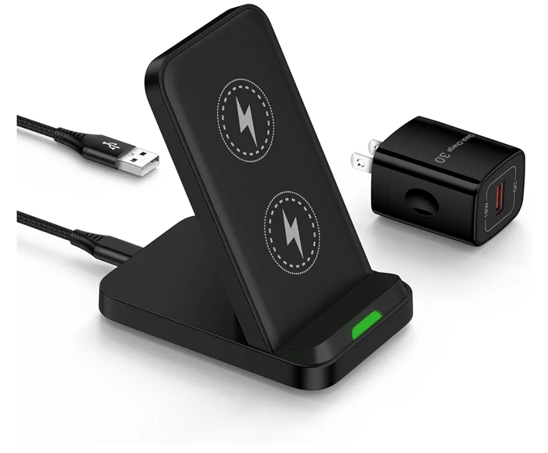 For Google Pixel 9, 10 Pro XL, Wireless Charger Phone Stand Station for Google Pixel 10a, 10, 10 Pro, 10 Pro Fold, 9, 9 Pro, 9 Pro XL, 8, 8 Pro, 7, 7 Pro, 6, 6 Pro, Wireless Fast Charging Dock Pad