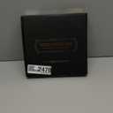 HGF Round Tray for Kitchen Countertop Decor, 10 Inch Lightweight Metal Iron Trays for Napkin Holder Condiment Spice Organizer, Decorative Tray for Coffee Table Dinner Table Decor, Black Brushed Gold