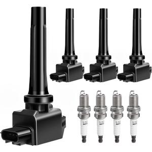 Ignition Coil Pack Spark Plugs Kit fit for Mazda CX-5 CX5 CX-3, Mazda 3, 6, MX-5 Miata (L4 2.0L 2.5L), 2012 2013 2014 2015 2016 2017 2018 2019 2020 2021 2022, UF656 Set of 6