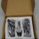 LABLT Stainless Steel Hood Latches Hood Lock Catch Latches Replacement for Wrangler JK JKU JL JLU JT 2007-2023 Black