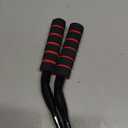 2 Pcs Wheelchair Brake Extenders, 5 Inch Anti-Slip Brake Extension Handles Replacement for Wheelchair Wheel Lock Grips, Transport Chair, Power Chair Accessories (Black)