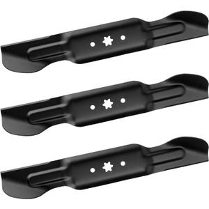 490-110-C187 60" Hi Lift Blade Set Replacement for CUB Cadet 05620 ZT2 ZT3 Ultima 60 KW FAB,Lawn Mower,Zero Turn Blades Replaces Parts 742P05620,742-05620 (3 Pack)