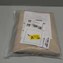 AUSSPVOCT Textured Linen Tablecloth Rectangle 60x84 Water Resistant Spill-Proof Wipeable Fabric Table Cloth Wrinkle Free Cloth Dining Table Cover for Birthday Spring Summer Holiday Party Tablecover (Khaki)