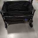 Collapsible Wagon Cart with Wheels Foldable - Folding Utility Heavy Duty Wagons Carts for Grocery Sports Garden Shopping Camping Wheelbarrows  17x28