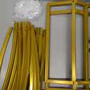 Wokceer Round Backdrop Stand 8FT Gold Wedding Arch Metal Circle Balloon Arch Stand for Birthday Party Wedding Bridal Shower Anniversary Ceremony