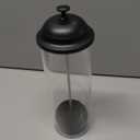 Straw Holder for Standard Size Drinking Straws, Acrylic Plastic Straw Dispenser for Counter with Lid Black(Straws Not Include) (Pack of 1)