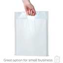 Choice Marts 100 Clear Bags With Handles 12"x15" Great For Merchandise Retail and Shopping 2 Mil Thick Plastic Gift Bags With Handles