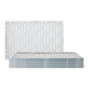 Amazon Basics MERV 5 AC Furnace Air Filter, 20x30x1 inches, 6-Pack (Actual size: 19.75" x 29.75" x 0.75")